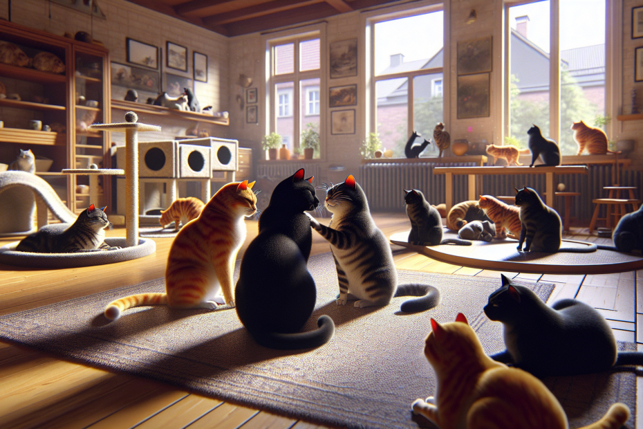 best strategies for socializing cats in multi-cat households